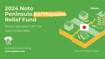 Attend a Peatix event to support the Noto Peninsula Earthquake Relief Fund
