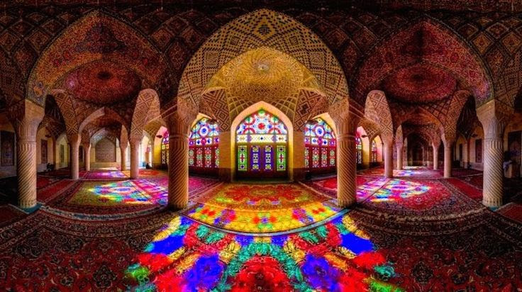 ​Caption: ​Nasir Al-Molk Mosque, Iran, built in 1888 ​ 